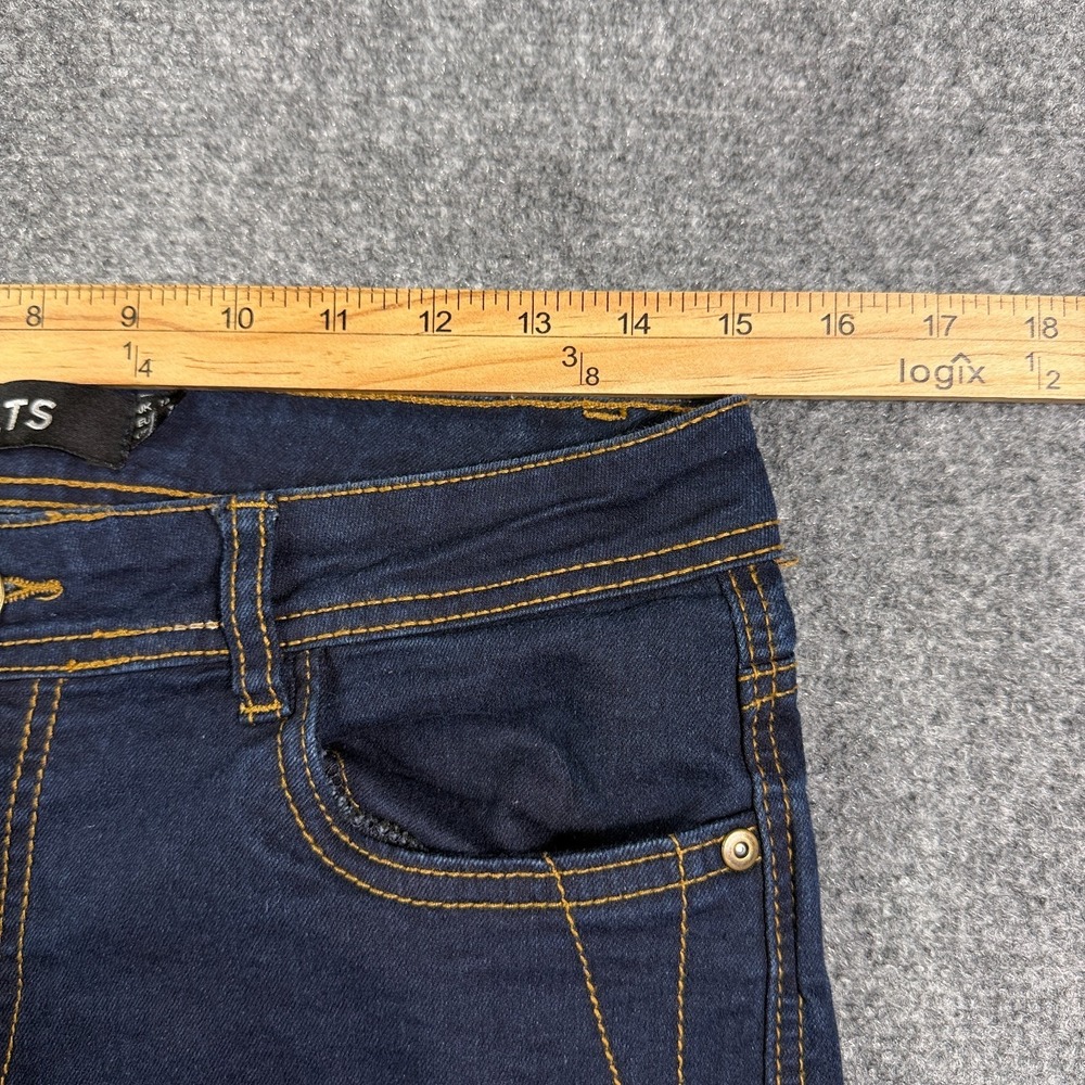 Long Tall Sally LTS Womens Bootcut Jeans 10 Tall Dark Wash Stretch Denim - Picture 9 of 13